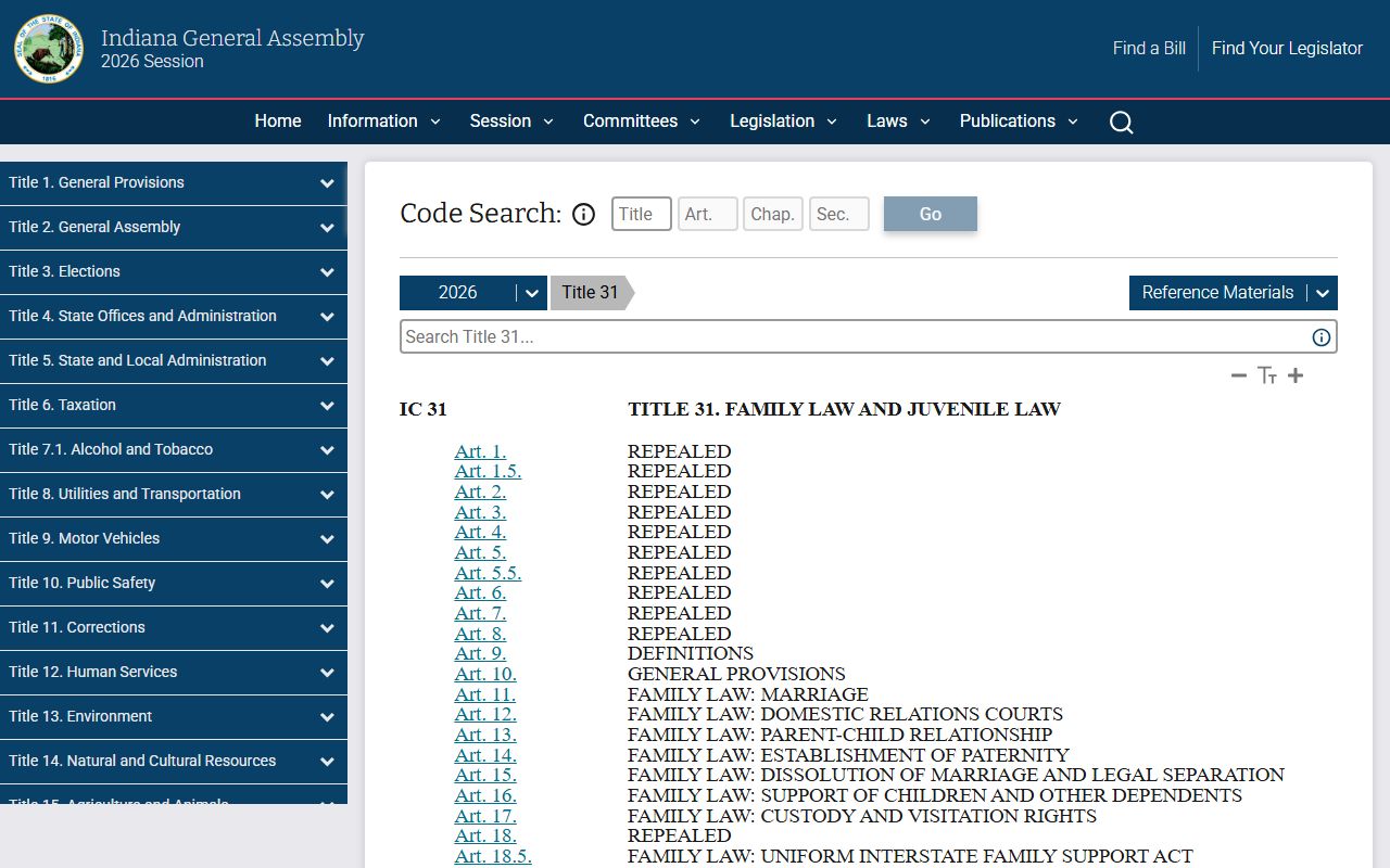 Bartholomew County divorce records Indiana marriage and family law