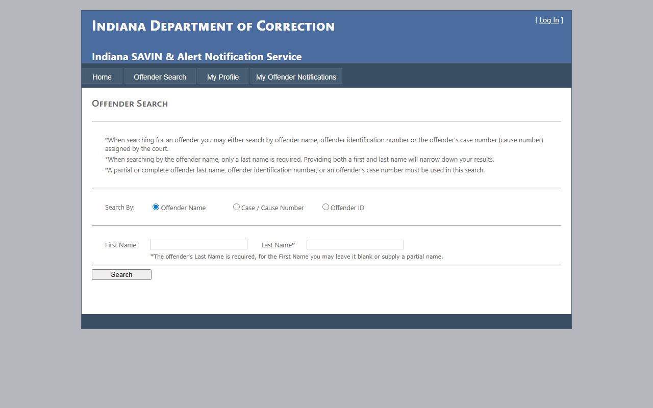 Bartholomew County warrant records and Indiana SAVIN custody search